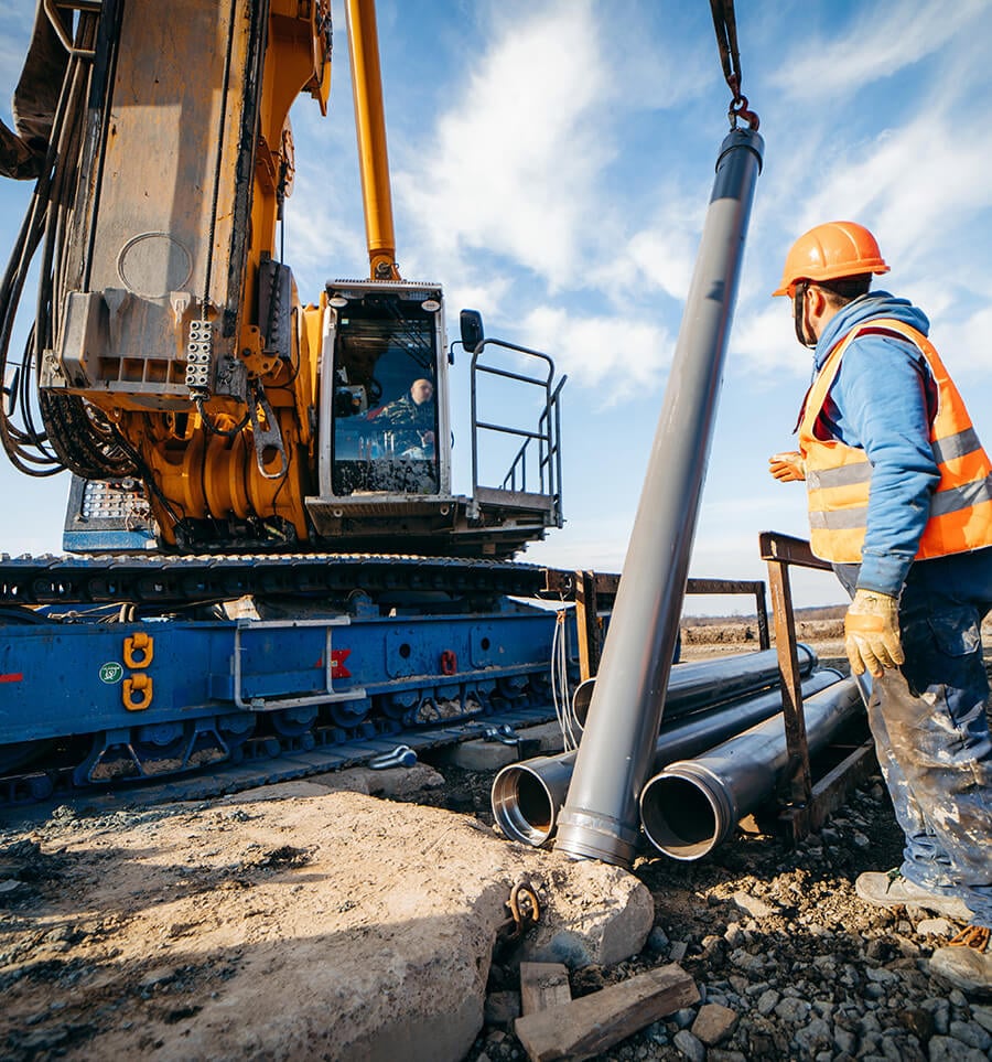 Construction Worker at Site